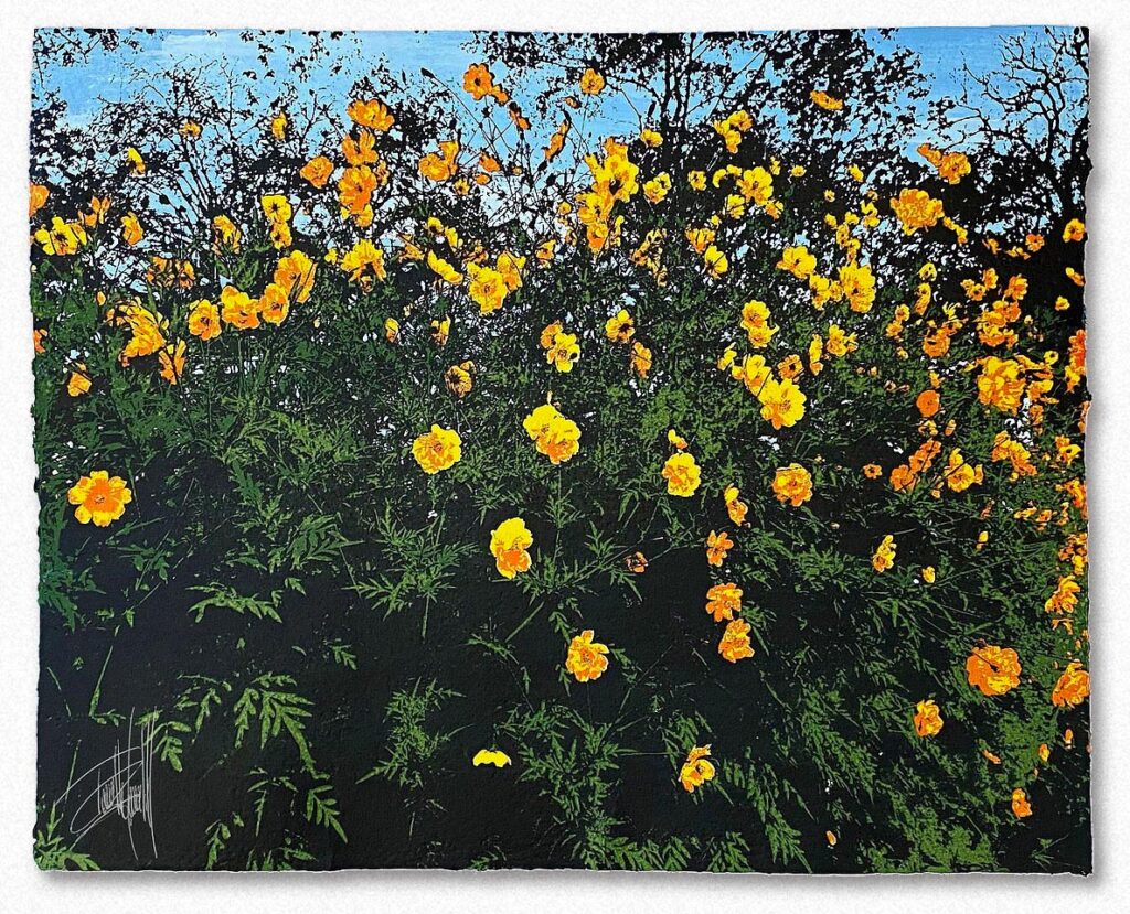 Cosmos In Bloom, by Terrell Thornhill