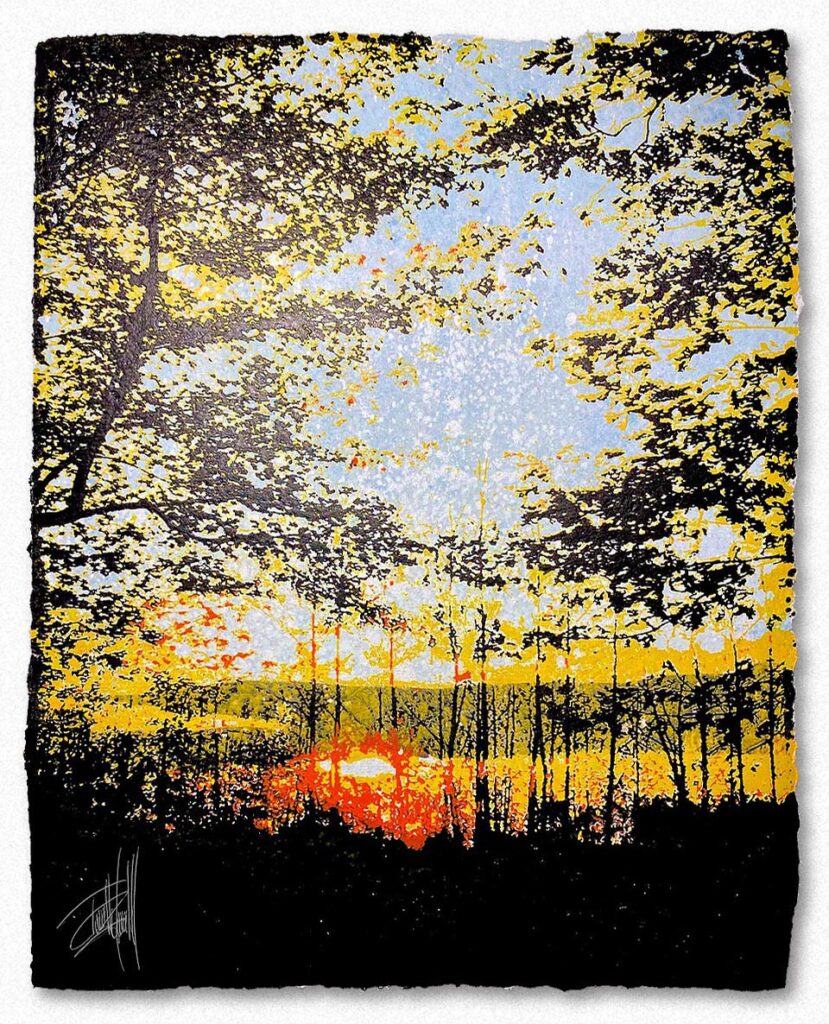 Sunset at Burton Branch, by Terrell Thornhill