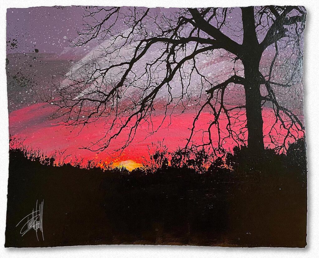 Sunset on Liberty Hill, by Terrell Thornhill