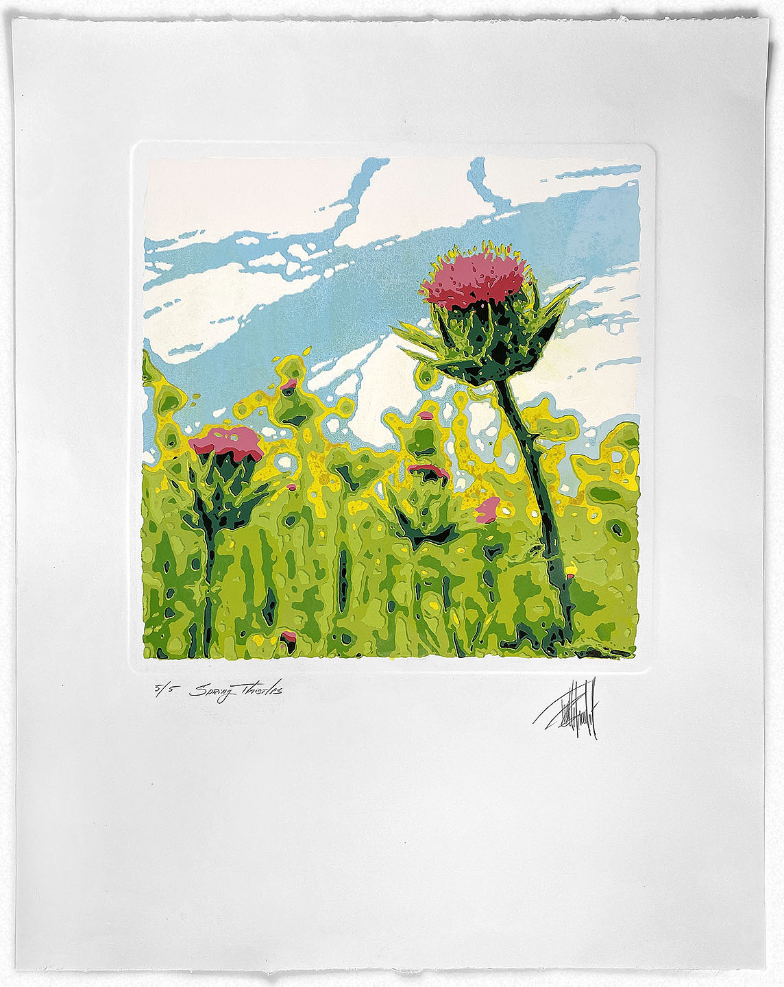 Spring Thistles, by Terrell Thornhill