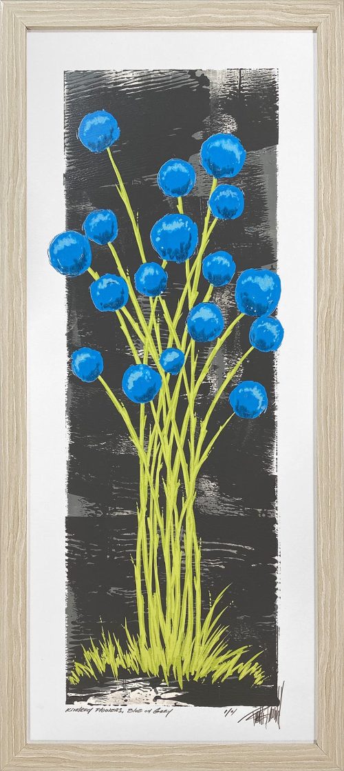 Kindred Flowers, Blue un Grey, by Terrell Thornhill